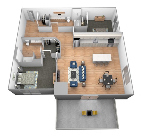 Tamarack River Floor Plan at Shakopee Flats, Shakopee, Minnesota